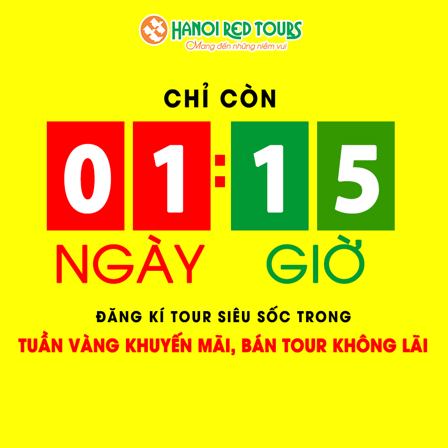 Chỉ còn 2 ngày để săn tour giá siêu sock 